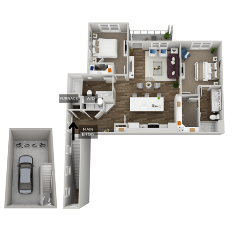 bedroom floor plan anting 3d apartments | the mansions on the park